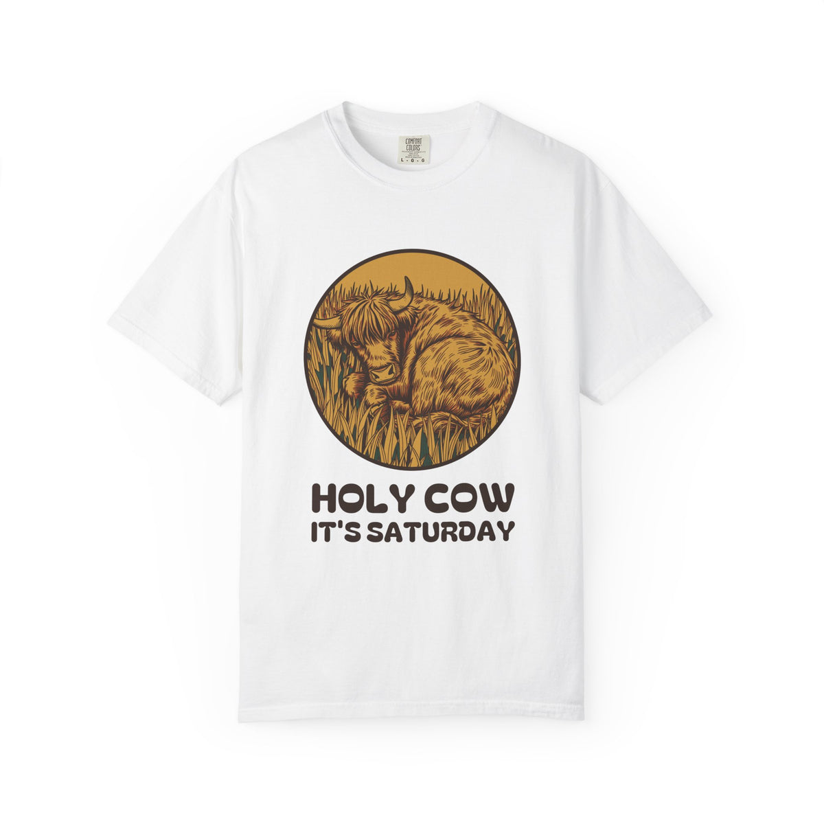 Hobby Rancher Shirt - Holy Cow It's Saturday Tee