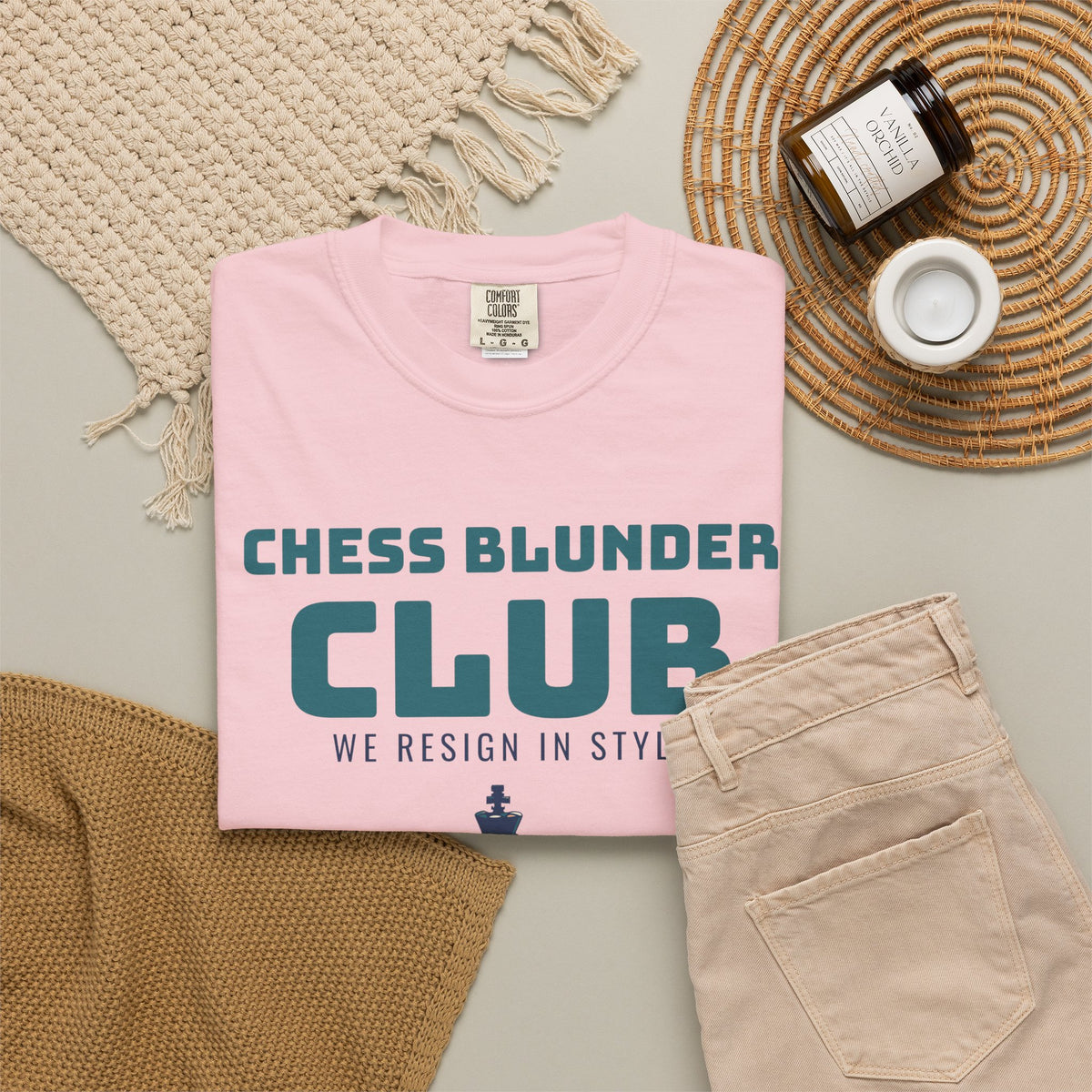 Funny Chess Player Shirt - Chess Blunder Club We Resign in Style