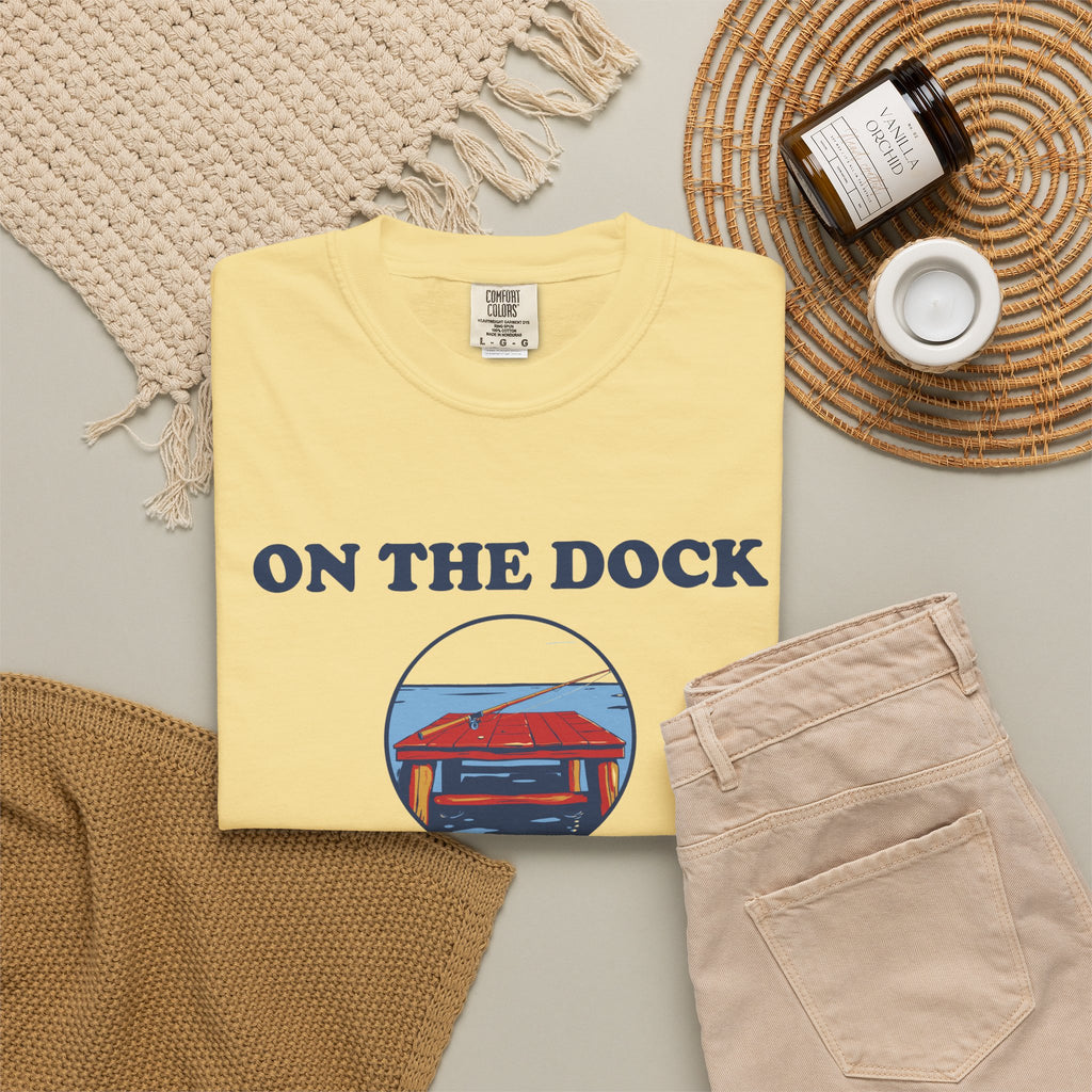 Fishing Retirement Shirt - On the Dock Providing an Airtight Alibi Tee