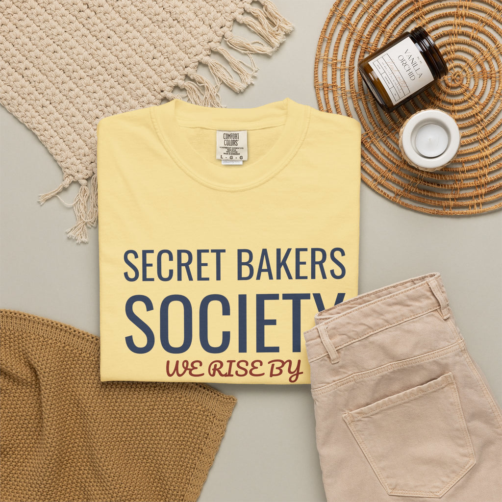 Pastry Chef Shirt - Secret Bakers Society We Rise by Lifting Dough Tee