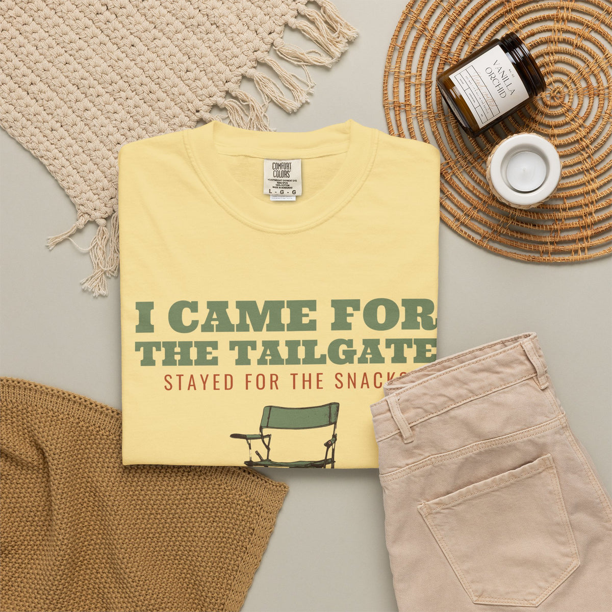 Tailgater Fall Shirt - I Came for the Tailgate Stayed for the Snacks