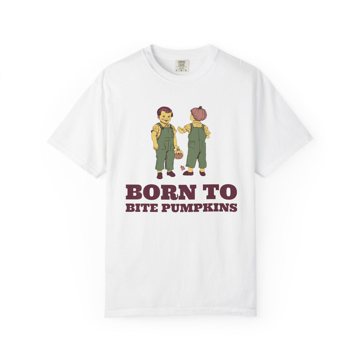 Pumpkin Patch Halloween Shirt - Born to Bite Pumpkins Tee
