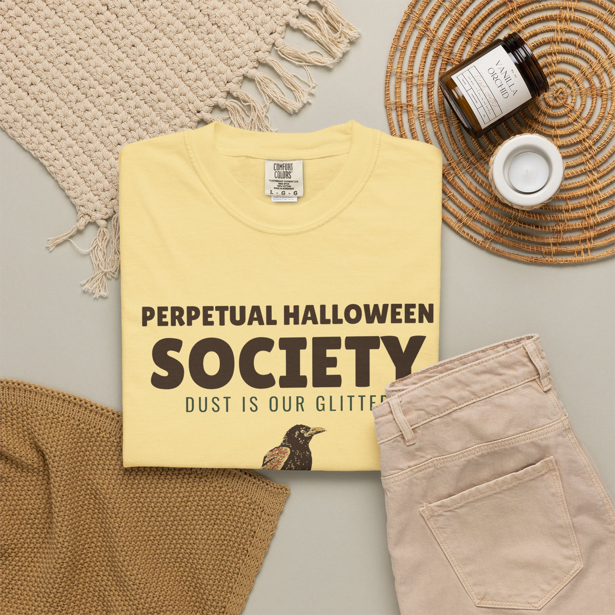 Decor Shirt - Perpetual Halloween Society Dust is Our Glitter