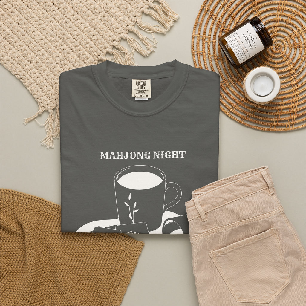 Funny Mahjong Night Spill the Tea and the Dots Shirt Tee