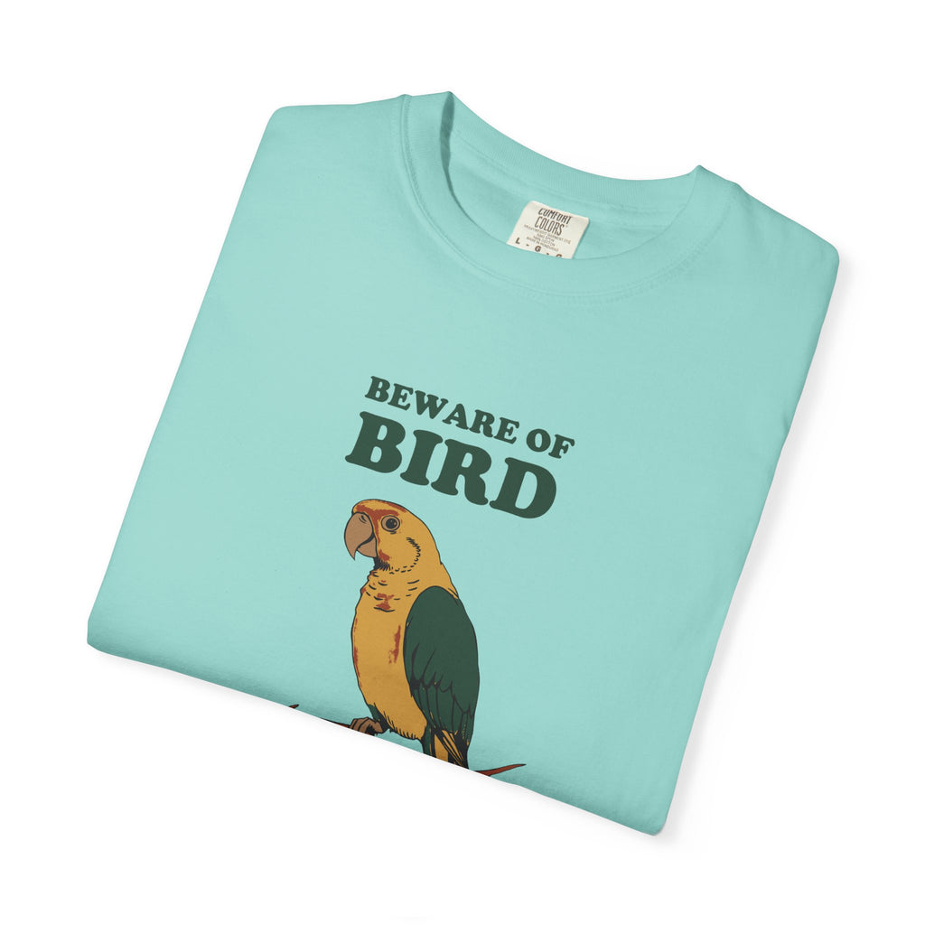 Beware of Bird She's Got Opinions Shirt Parrot Owner Tee