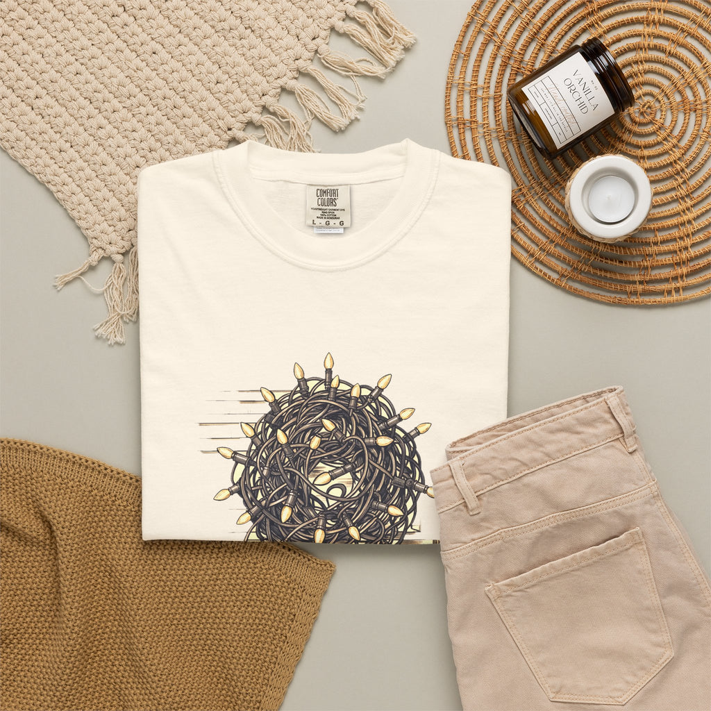 Christmas Lights Lover Shirt - Thanks for the Knot Last Year's Me