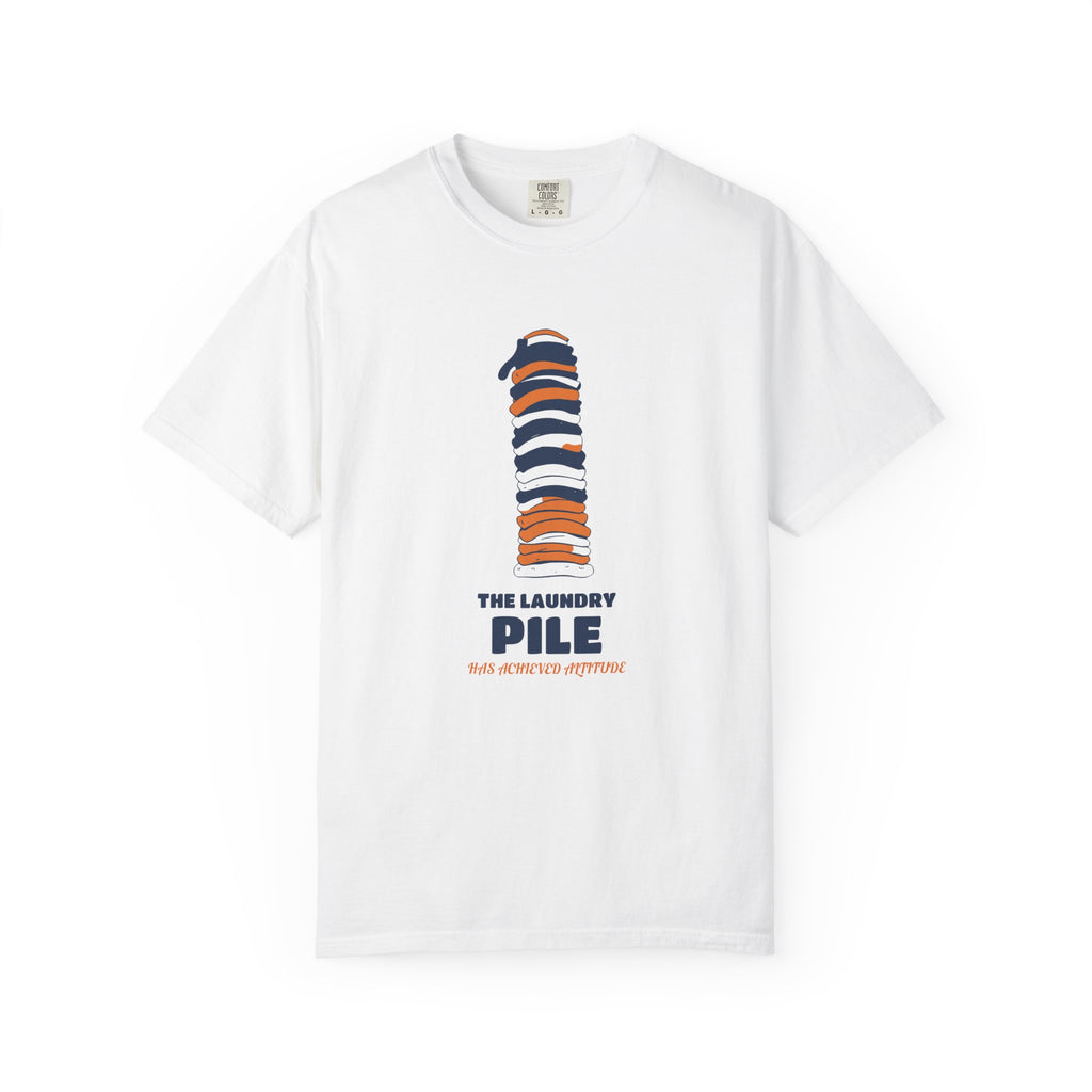 Mom Life Shirt - The Laundry Pile Has Achieved Altitude Tee