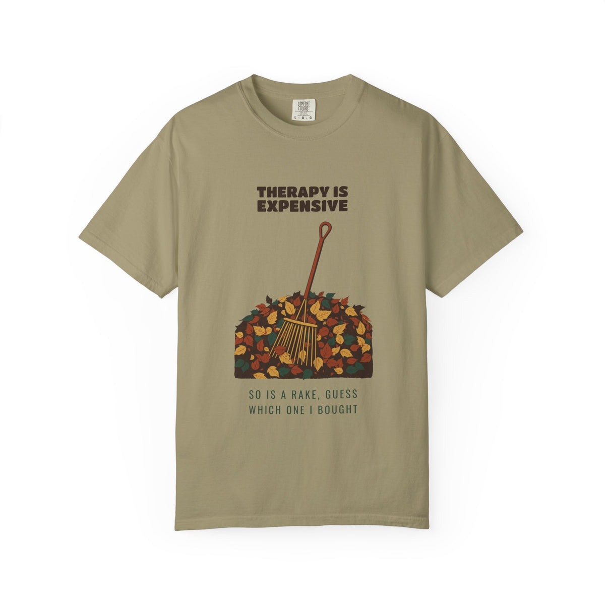 Men's Reluctant Gardener Fall Shirt - Therapy is Expensive Tee |