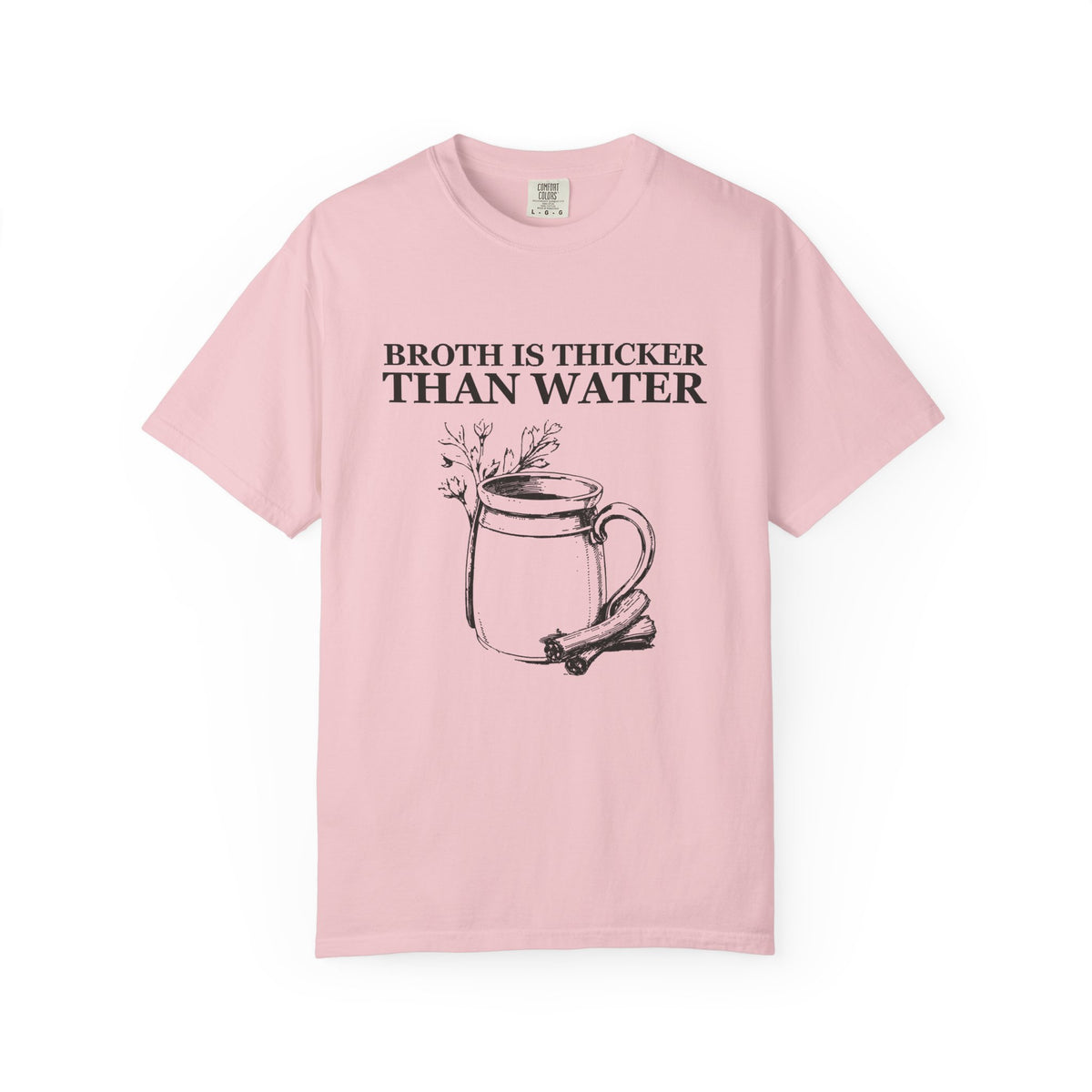 Dark Academia Foodie Fall Shirt - Broth Is Thicker Than Water Tee