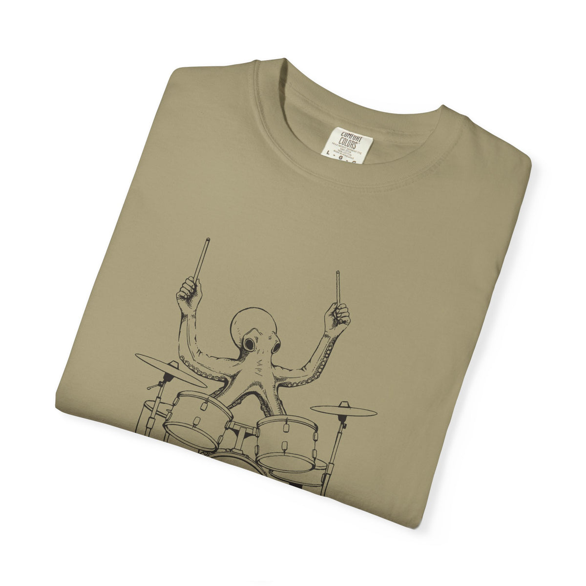 Octopus Drummer Shirt Guitarist Tee