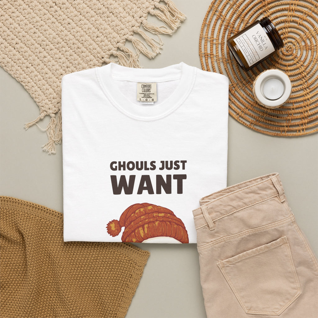 Homebody Halloween Shirt - Ghouls Just Want to Stay Home Tee