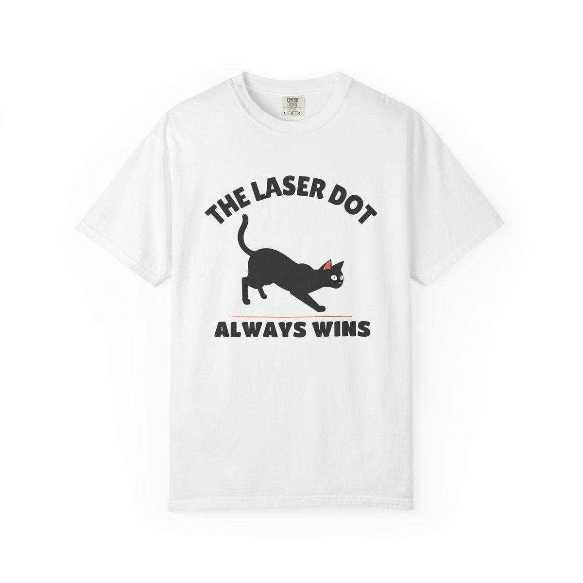 Black Cat Owner Shirt - The Laser Dot Always Wins Tee