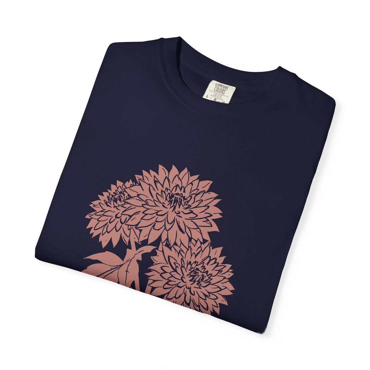 Botanical Illustration Fall Shirt - Dahlia Season Tee