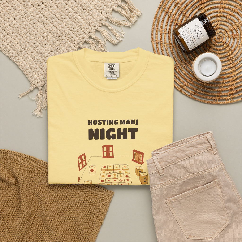 Funny Hosting Mahj Night Snacks Took Longer Than Setup Shirt
