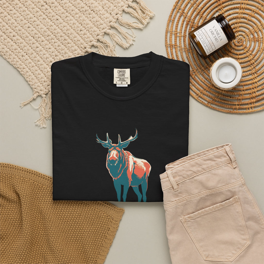 Moose Wildlife Lover Shirt - Yield to Oncoming Moose Tee