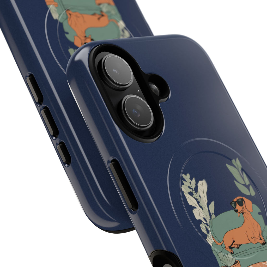 Working Hard So My Dog Can Sleep In MagSafe Phone Case