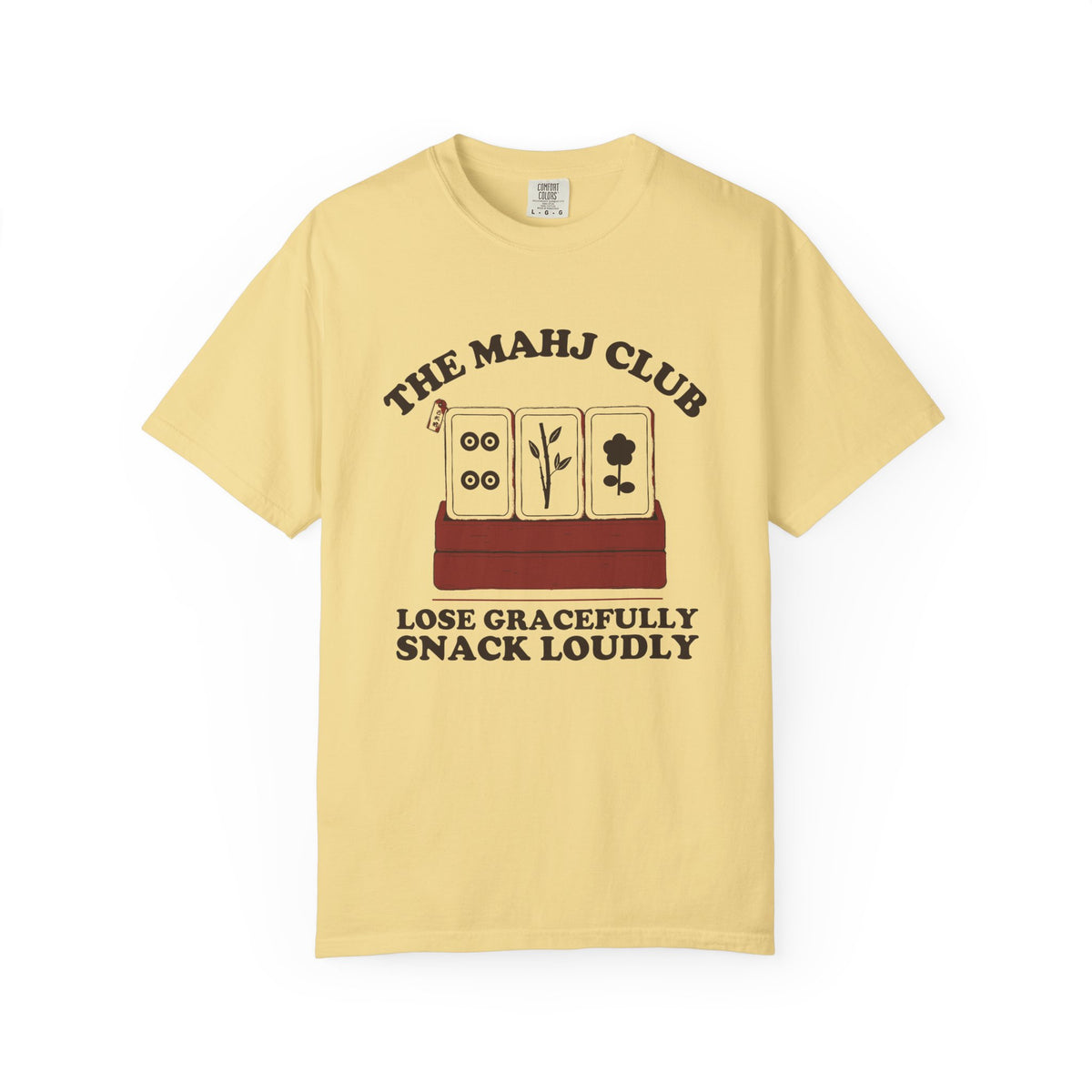 Mahjong Club Shirt - The Mahj Club Lose Gracefully Snack Loudly