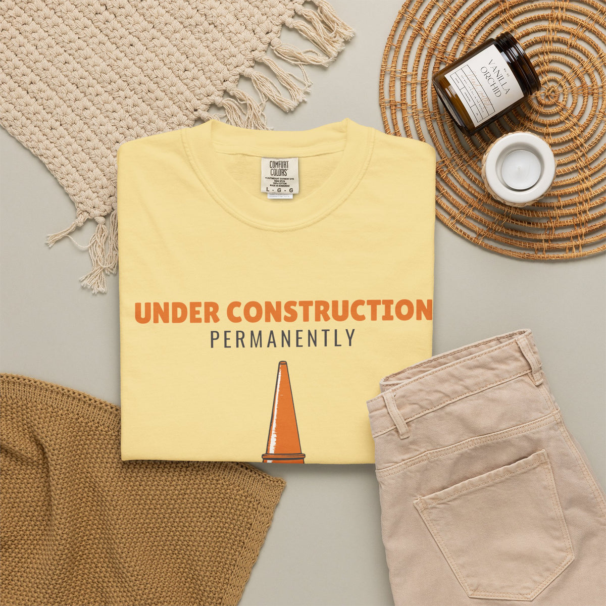 Perfectionist Shirt - Under Construction Permanently Tee