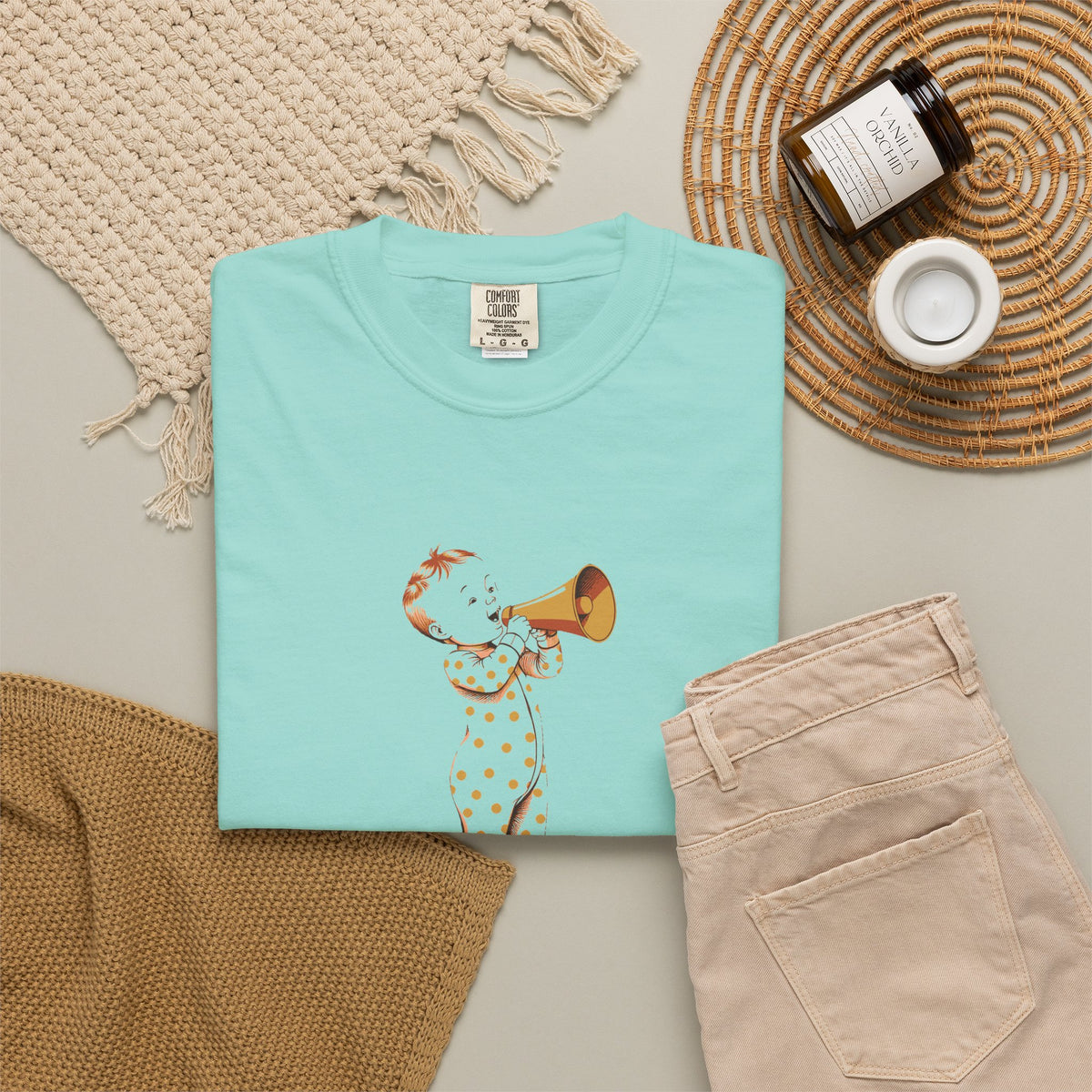 New Grandparent Gift Shirt - Baby Talk It's a Lot of Noise Tee