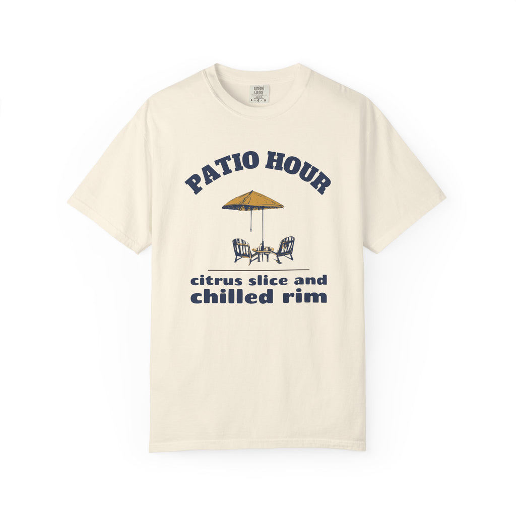 Beach Bar Goers Shirt - Patio Hour Citrus Slice and Chilled Rim Tee