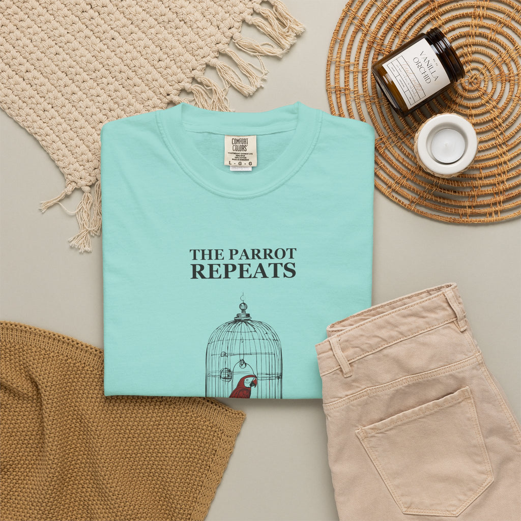 Funny The Parrot Repeats Everything I Regret Saying Shirt