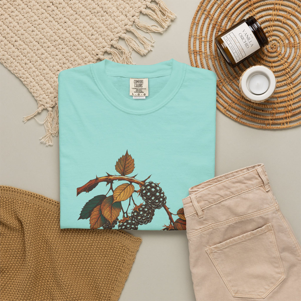 Nature Lover Shirt - Frosted Blackberry Branch Tee