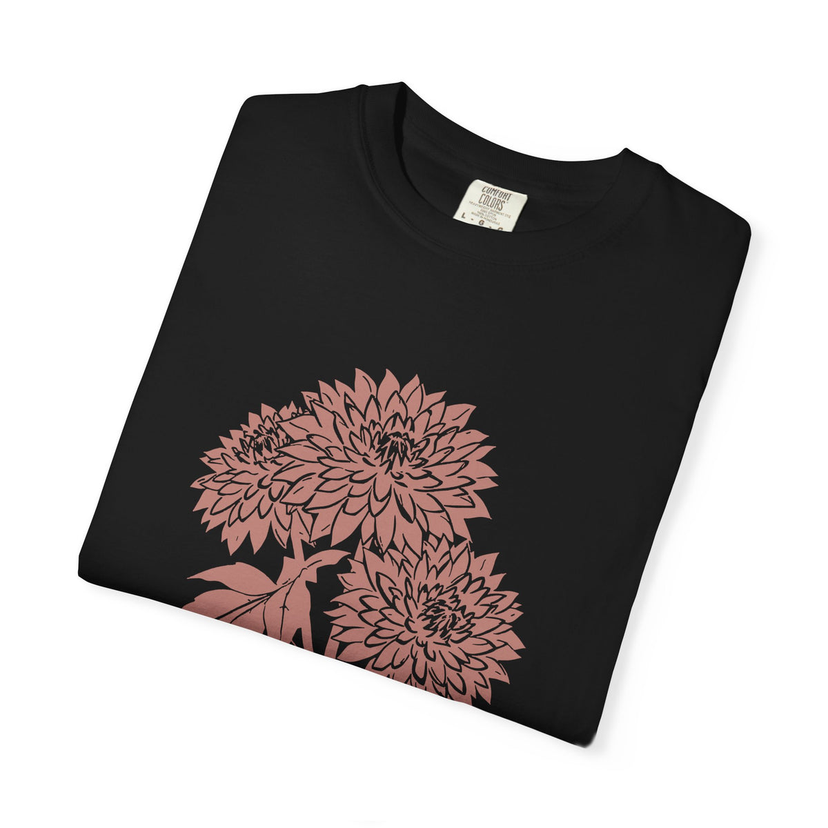 Botanical Illustration Fall Shirt - Dahlia Season Tee