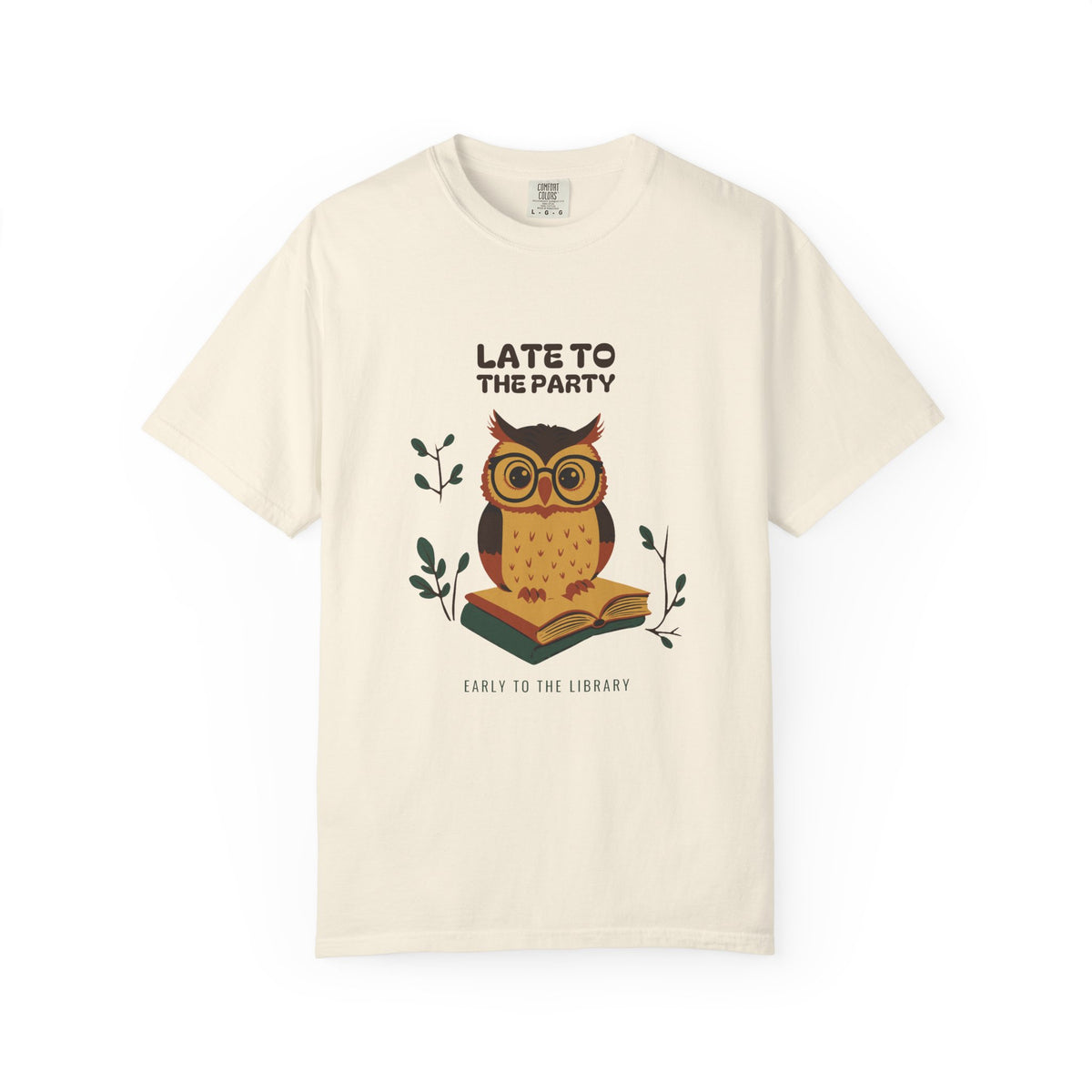 Book Lover Fall Shirt - Late to the Party Early to the Library Tee