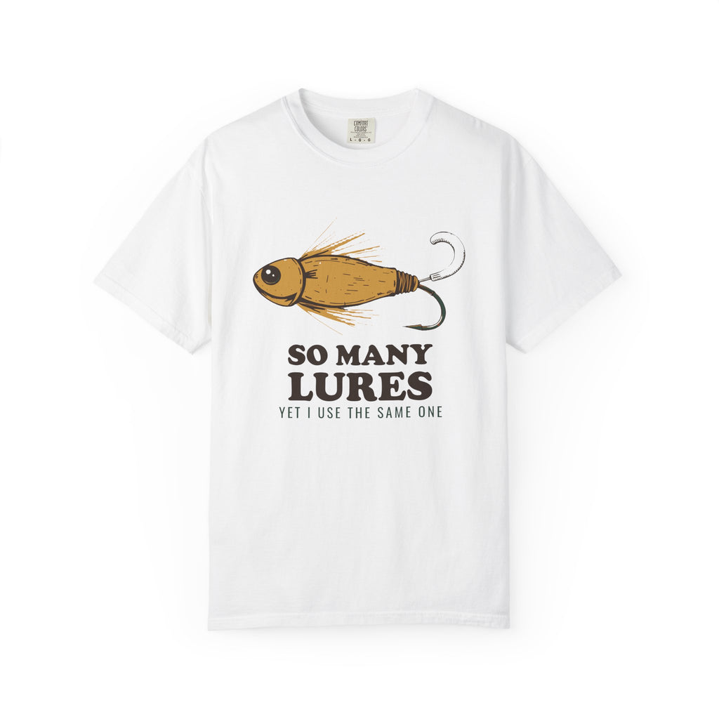 Funny Fishing Shirt - So Many Lures Yet I Use The Same One Tee