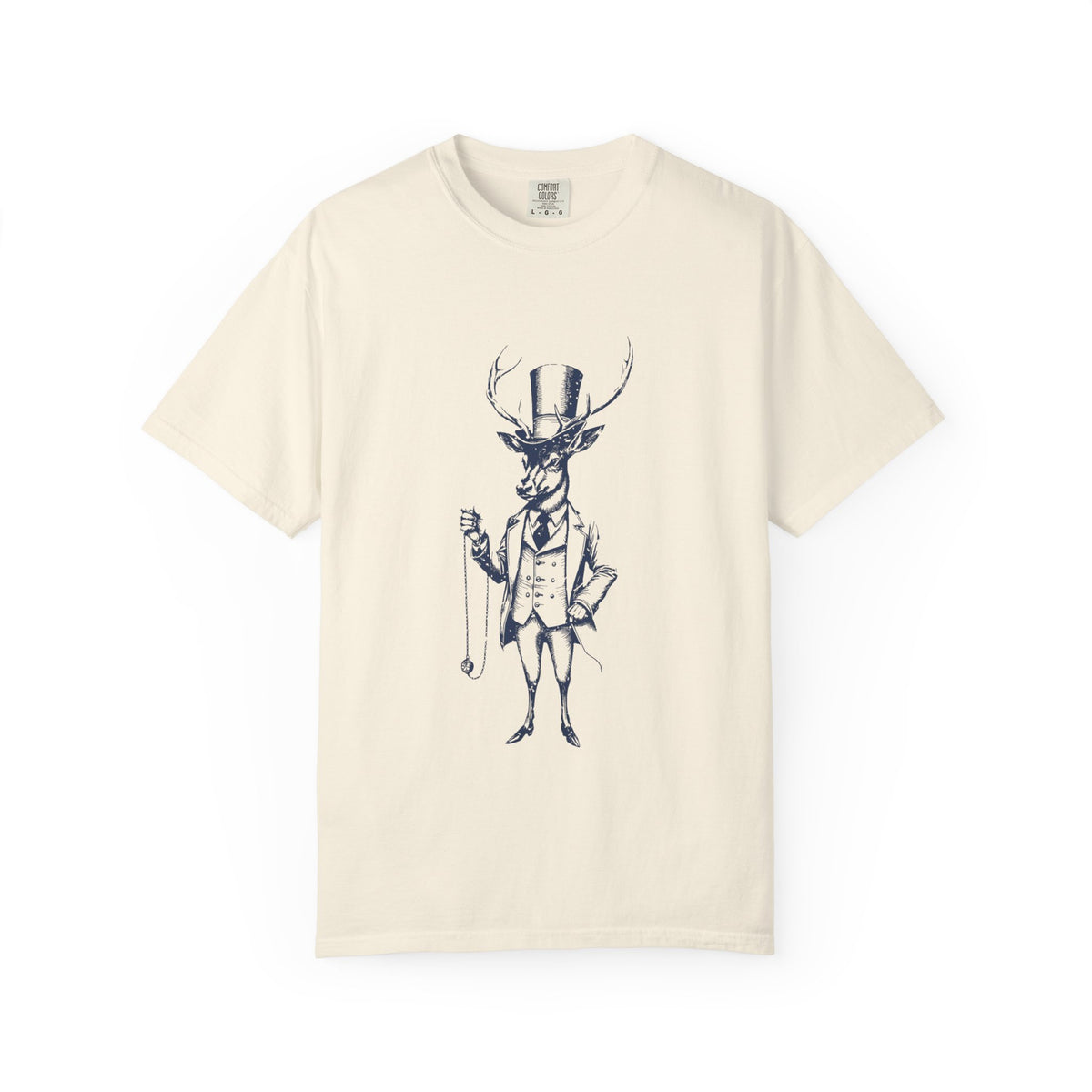 Dapper Deer Gentleman Shirt - Dapper Stag Tee for Men