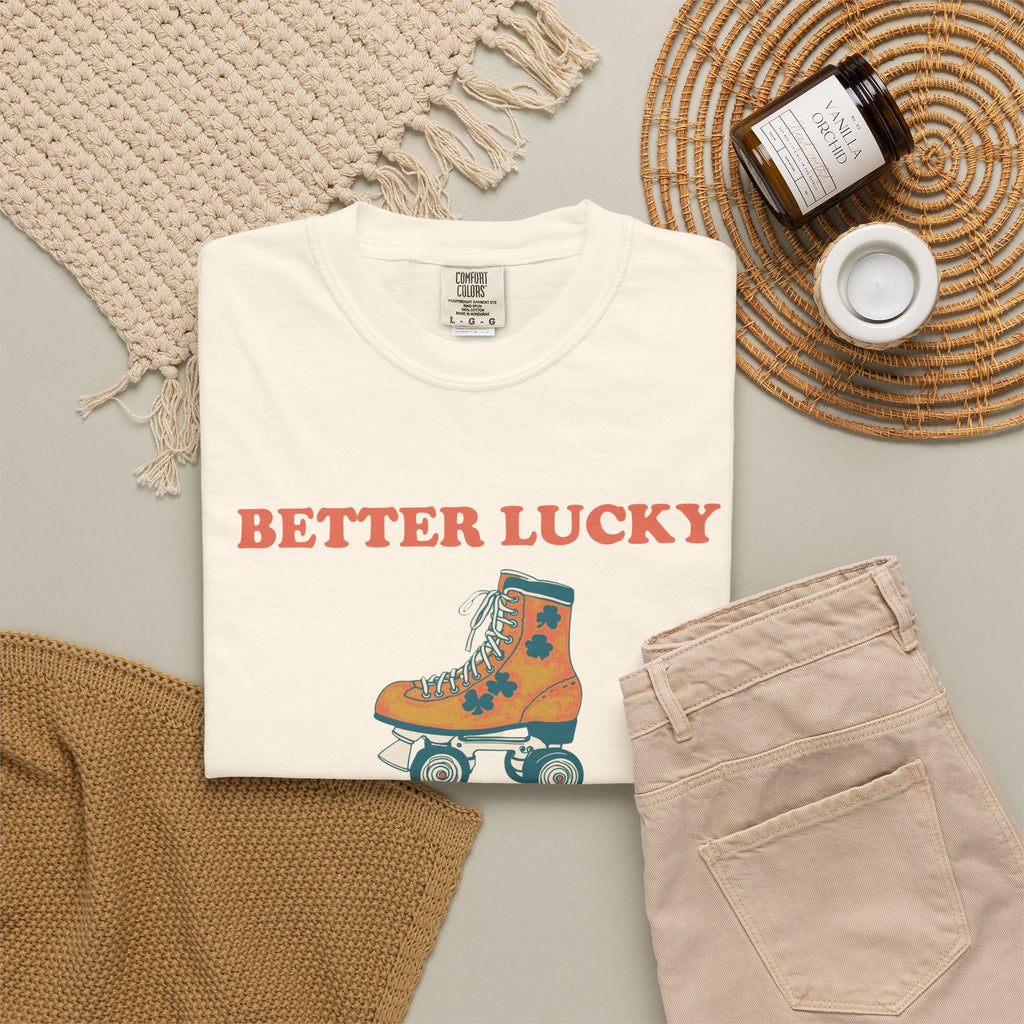 St Patricks Day Shirt - Better Lucky Than Well-behaved Tee
