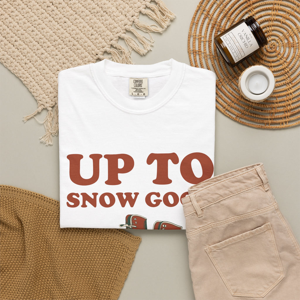 Christmas Skating Shirt - Up to Snow Good Tee