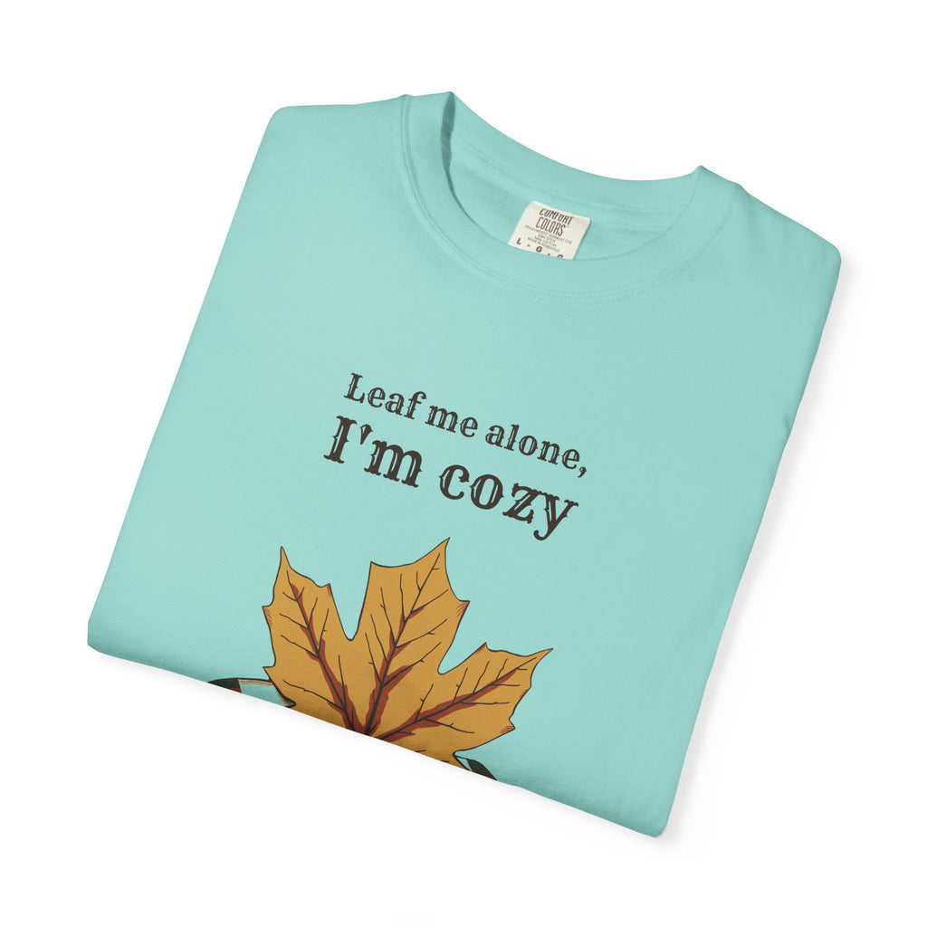 Fall Lover Shirt - Leaf Me Alone I'm Cozy Tee