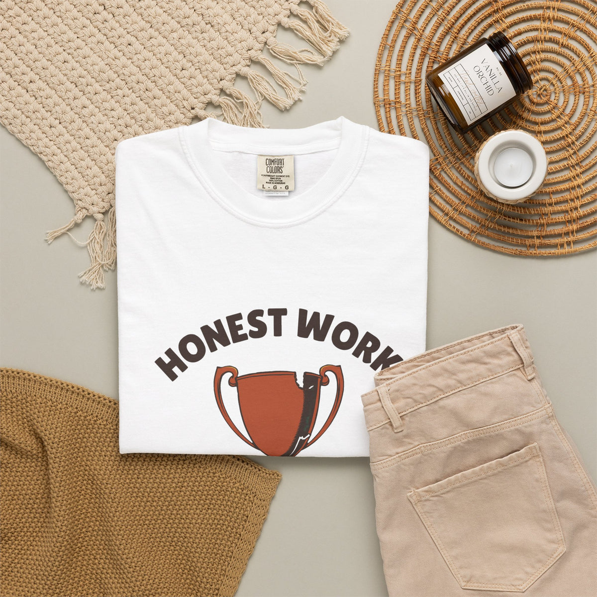 Sarcastic Person Shirt - Honest Work Doing Just Enough Today Tee