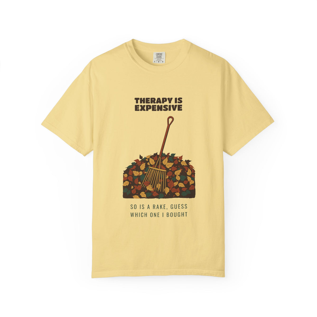 Men's Reluctant Gardener Fall Shirt - Therapy is Expensive Tee |