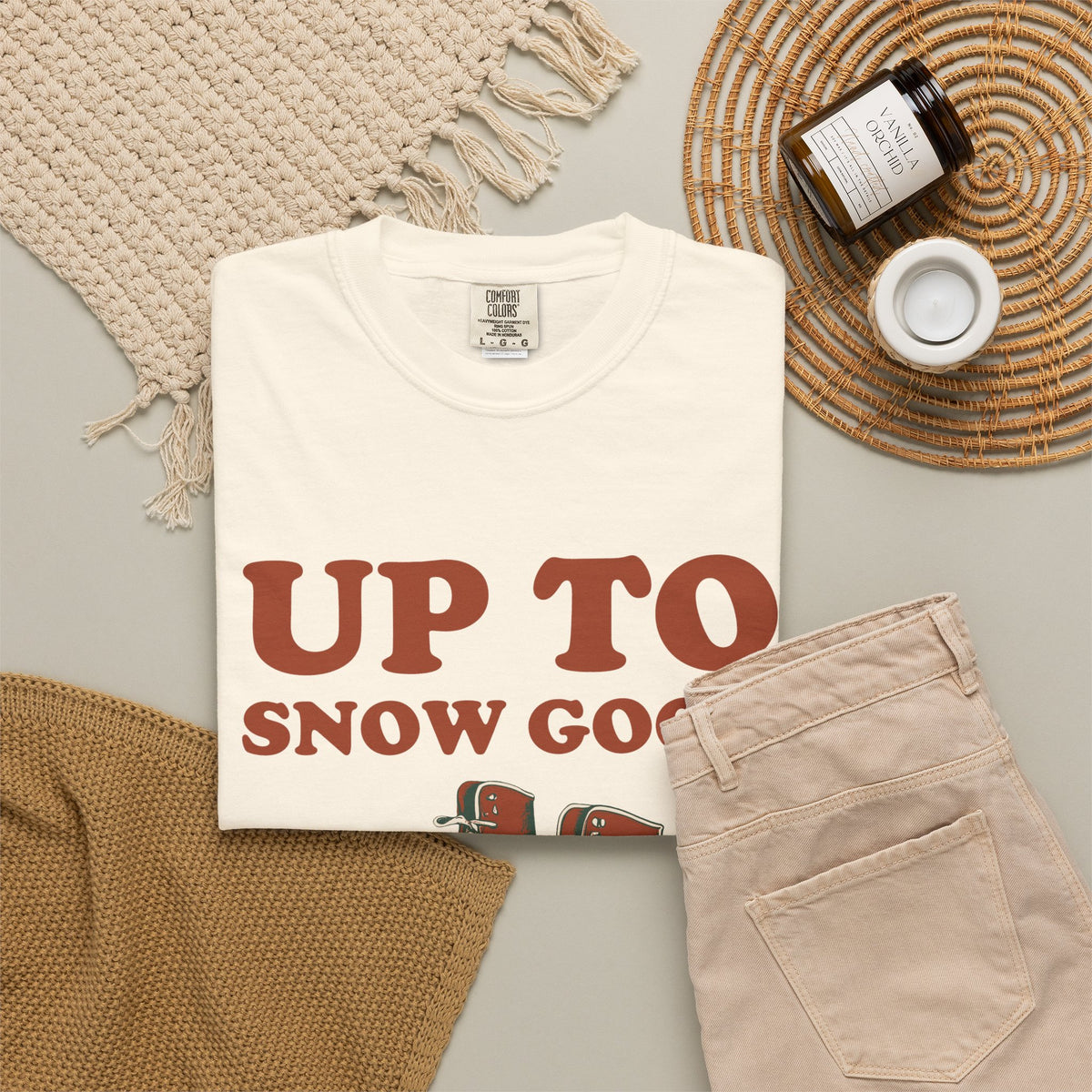 Christmas Skating Shirt - Up to Snow Good Tee
