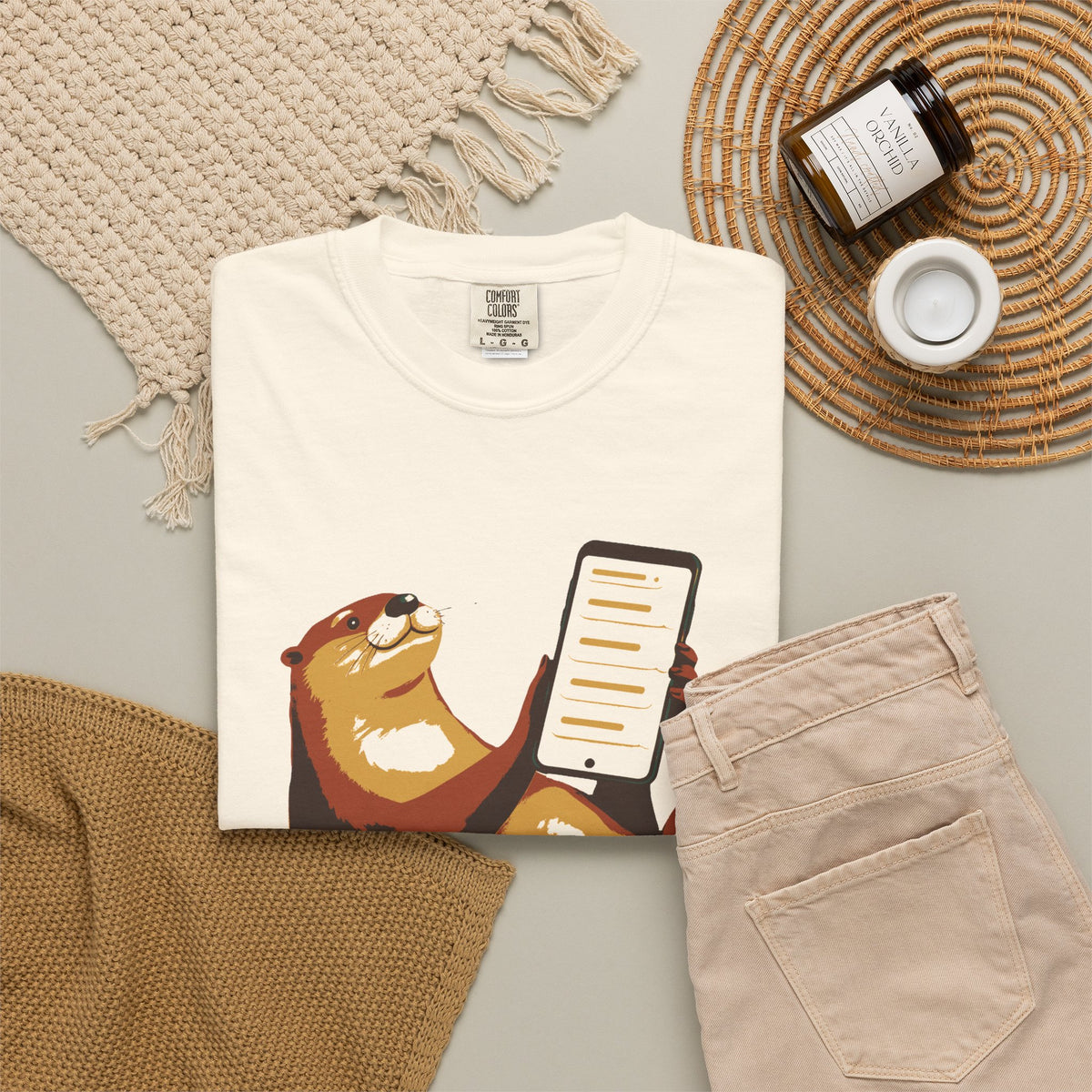Group Chat Shirt - The Otter Who Never Reads the Messages Tee