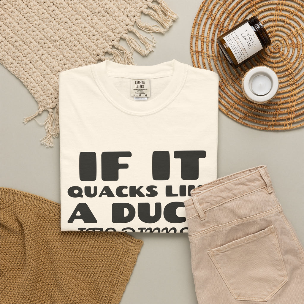 Duck Hunter Fall Shirt - If It Quacks Like a Duck It's Dinner Tee