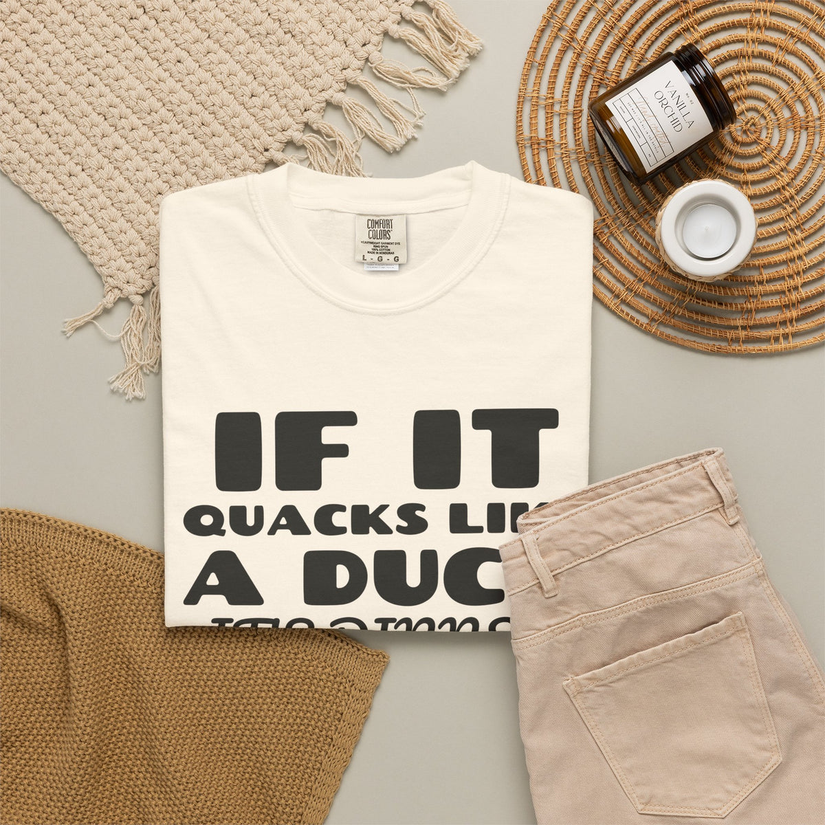 Duck Hunter Fall Shirt - If It Quacks Like a Duck It's Dinner Tee
