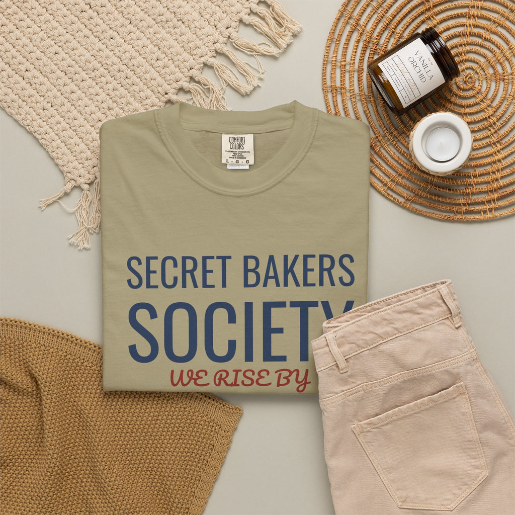 Pastry Chef Shirt - Secret Bakers Society We Rise by Lifting Dough Tee