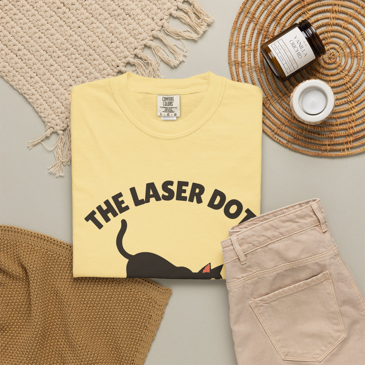Black Cat Owner Shirt - The Laser Dot Always Wins Tee