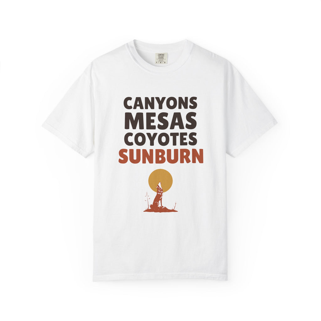 National Park Shirt - Canyons Mesas Coyotes Sunburn Tee
