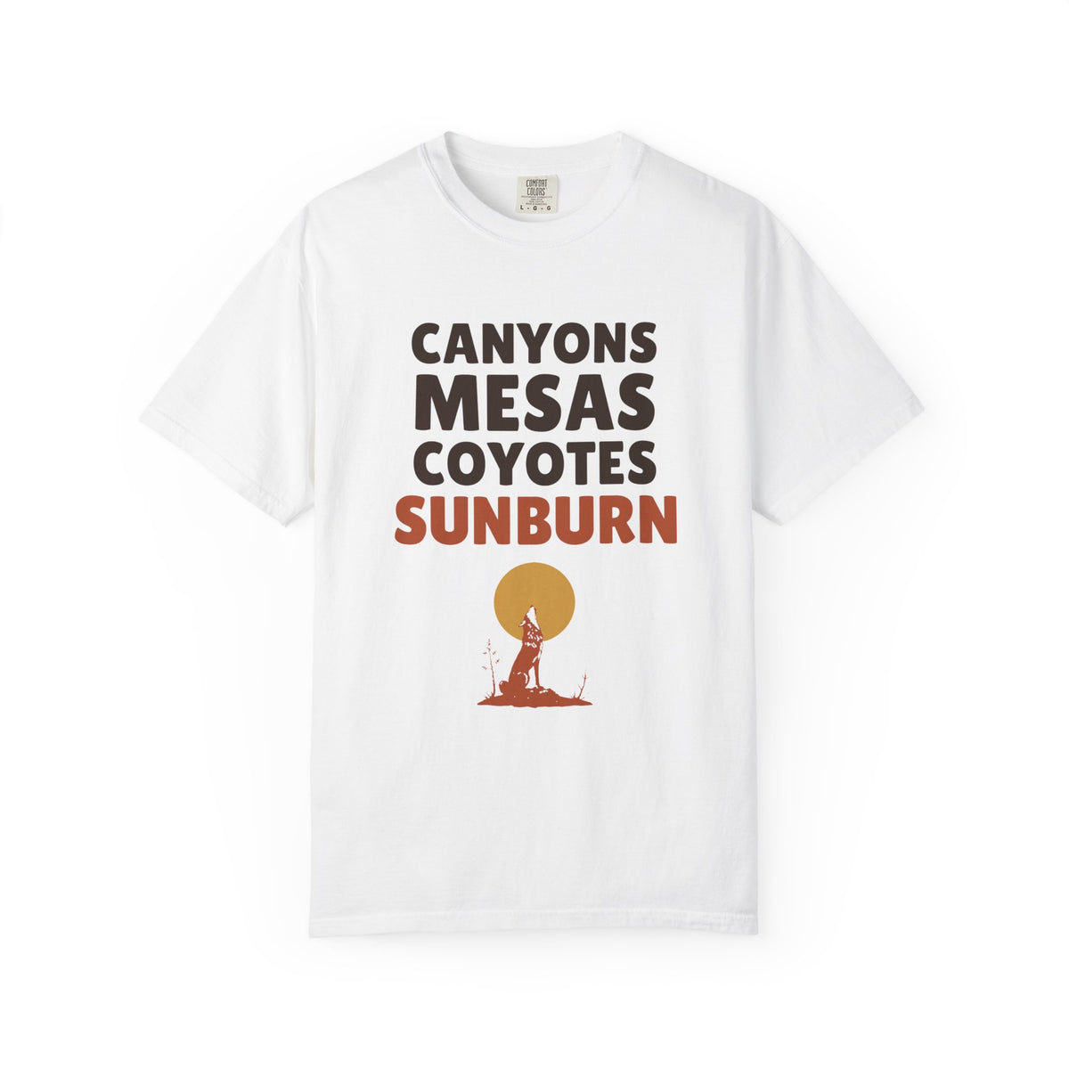 National Park Shirt - Canyons Mesas Coyotes Sunburn Tee
