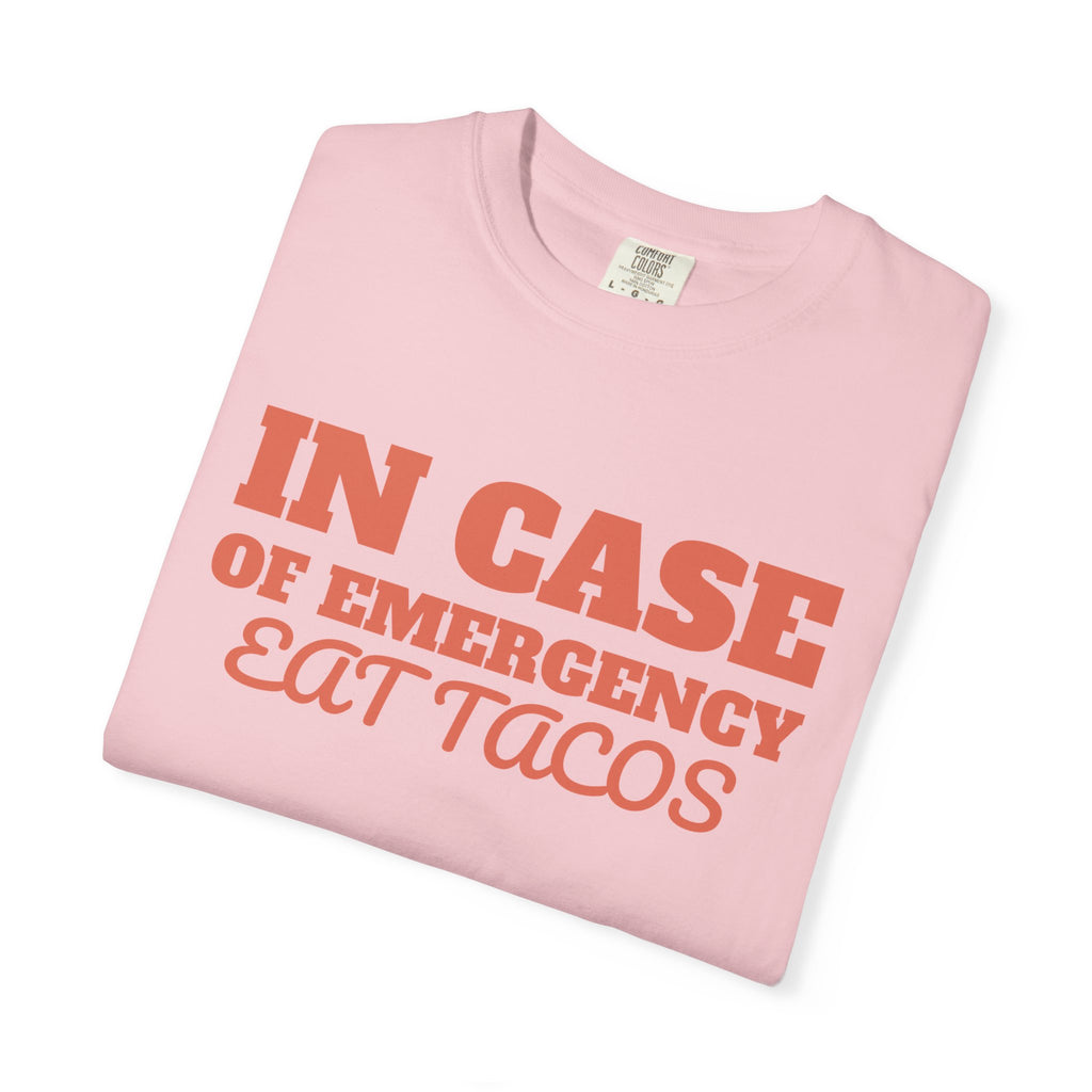 Foodie Gift Shirt - In Case of Emergency Eat Tacos Tee