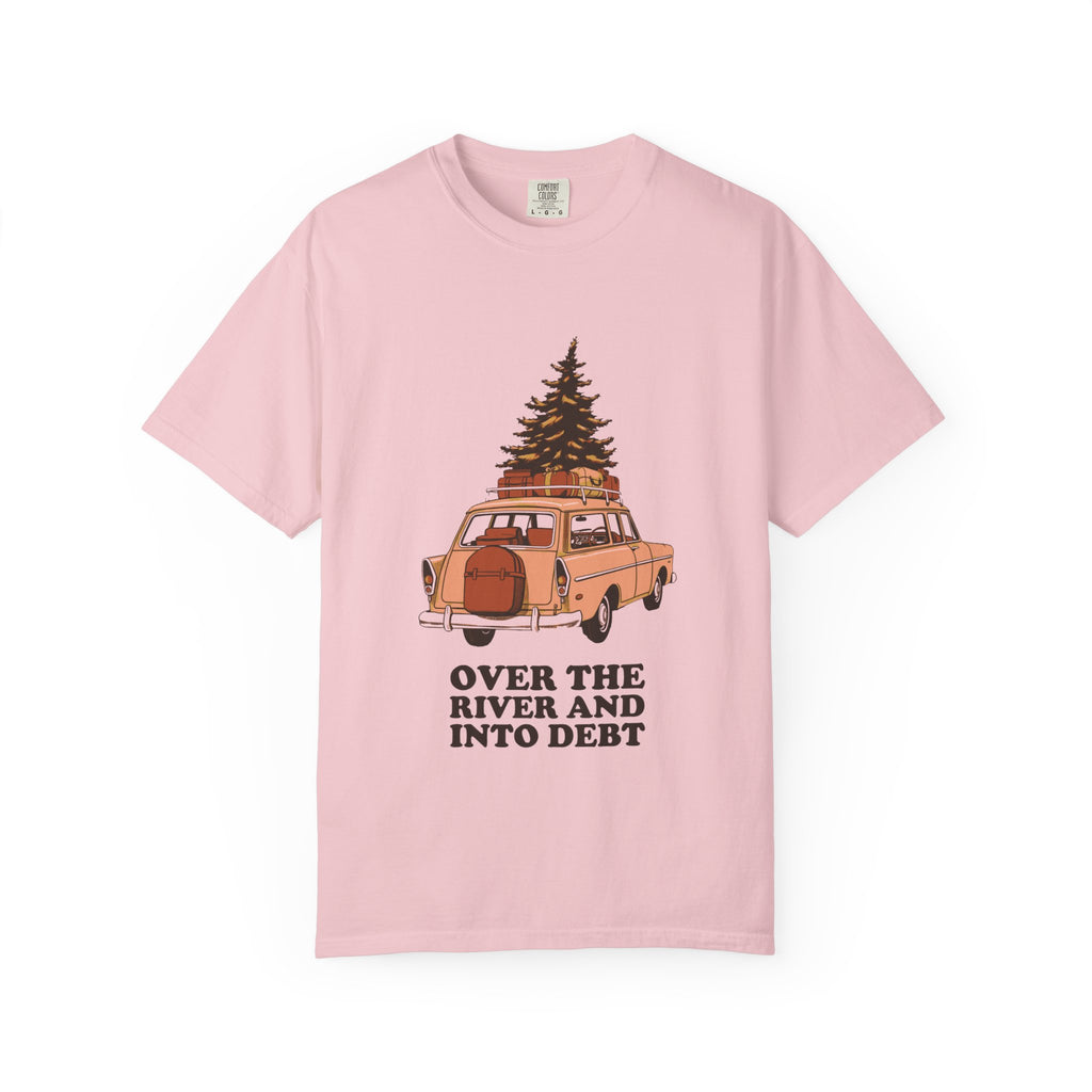 Tree Graphic Shirt - Over The River And Into Debt Tee