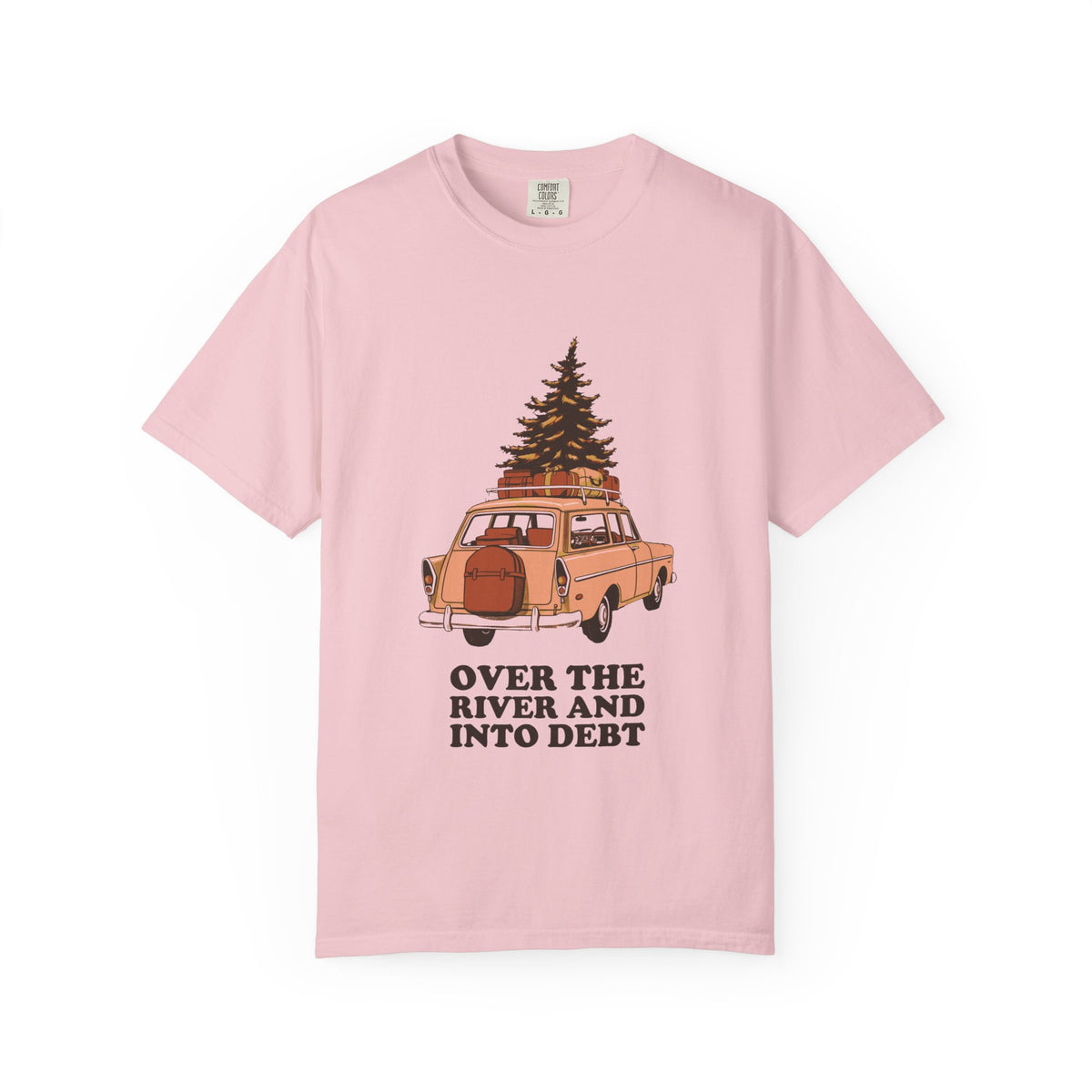 Tree Graphic Shirt - Over The River And Into Debt Tee