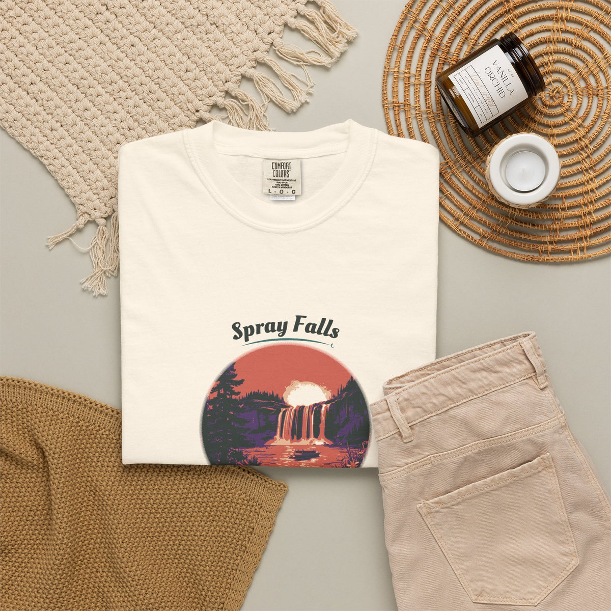 Pictured Rocks National Lakeshore Shirt - Spray Falls Tee