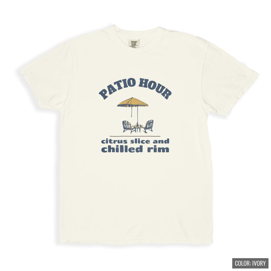 Beach Bar Goers Shirt - Patio Hour Citrus Slice and Chilled Rim Tee - photo 3