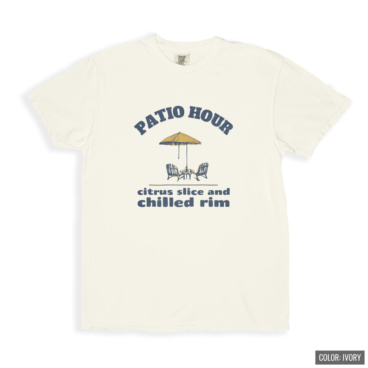 Beach Bar Goers Shirt - Patio Hour Citrus Slice and Chilled Rim Tee - photo 3