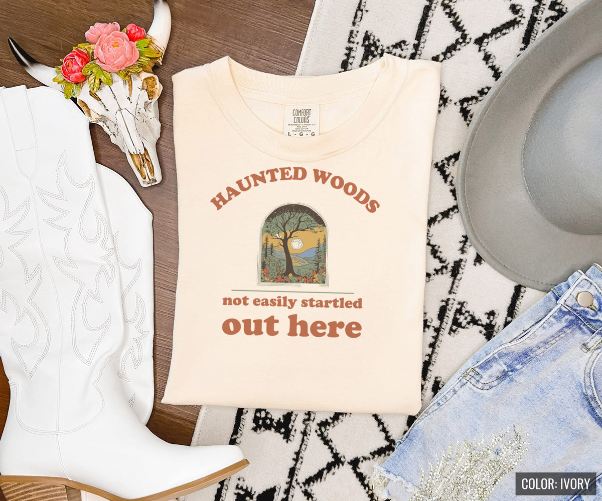 Woods Shirt - Haunted Woods Not Easily Startled out Here - photo 7